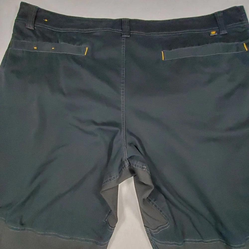 CAT Caterpillar Work Cargo‎ Pants Black Mens 48x30 Heavy Duty Stretch Utility